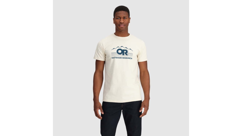 Outdoor Research OR Advocate T-Shirt, Sand/Harbor, Small, 2800422617006