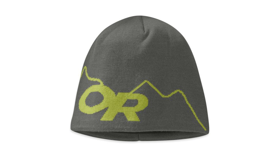 Outdoor Research OR Storm Beanie-Pewter/Lemongrass-One Size