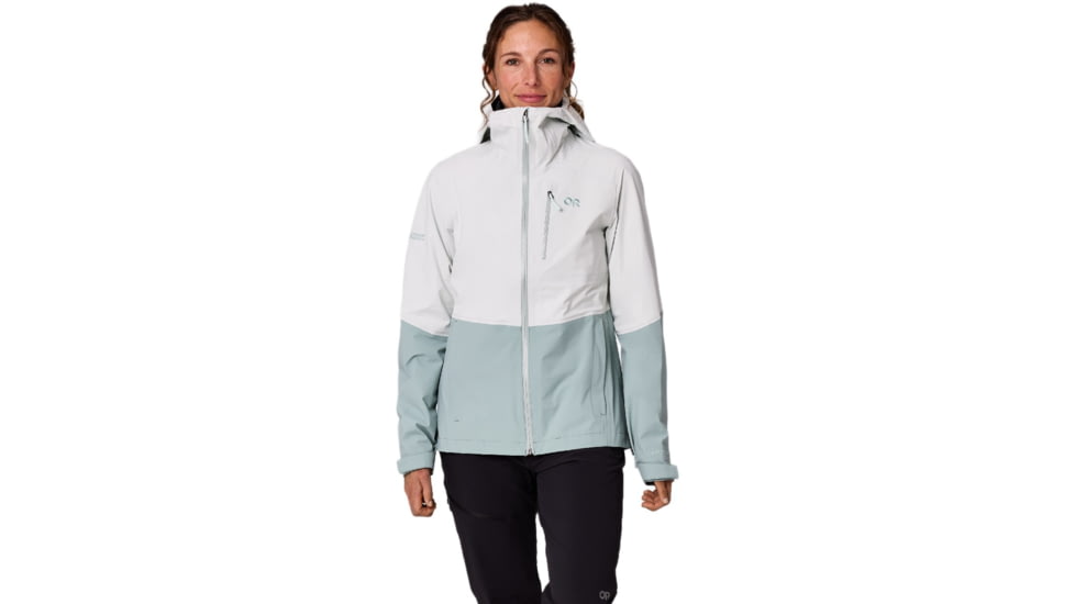 Outdoor Research Aspire 3L Jacket - Women's, Pale Lichen/Thyme, S, 3221073084006