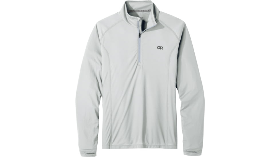 Outdoor Research Echo Quarter Zip - Mens, Pebble, 2XL, 2876261569010