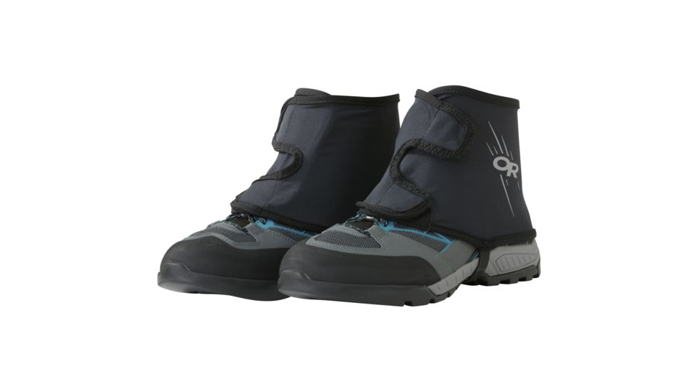 Outdoor Research Overdrive Wrap Gaiters, Unisex, Black, L/XL 264370-black-L/XL