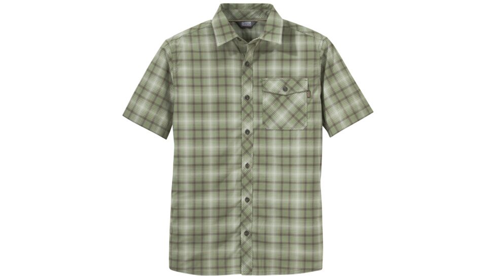 Outdoor Research Pale Ale Short Sleeve Shirt, Men's, Moss, S 264612-moss-S