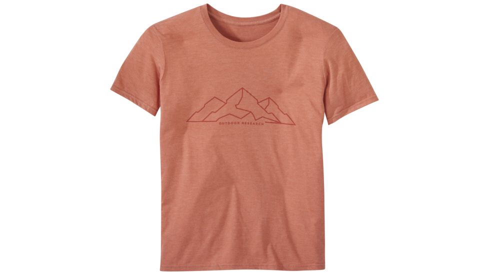 Outdoor Research Peaks Tee - Mens, Burnt Orange, Small, 2709300551006