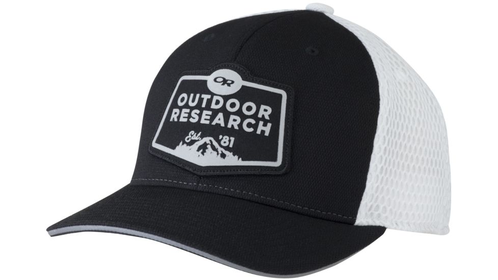Outdoor Research Performance Trucker Run Hat - Mens-Black-One Size