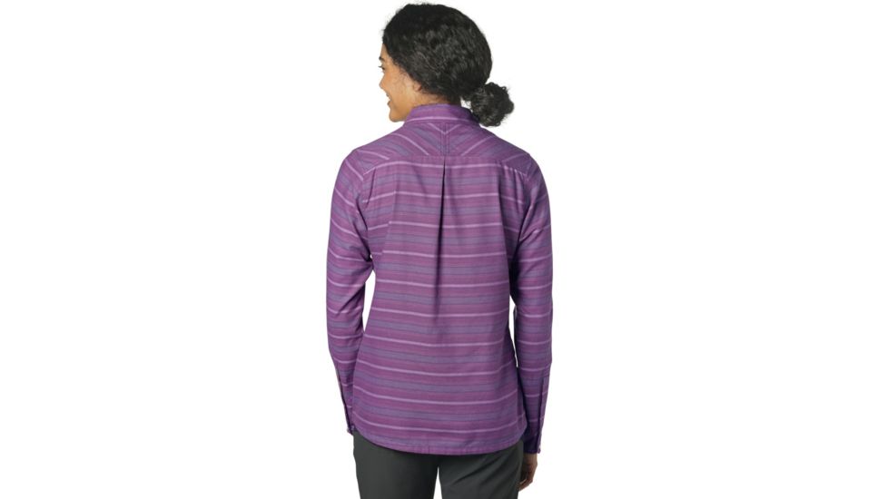Outdoor Research Pilchuck Long Sleeve Shirt - Womens, Pacific Plum, Medium, 2681471287007