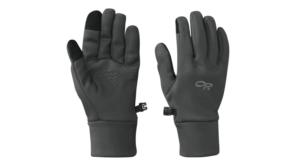 Outdoor Research PL 100 Sensor Gloves - Womens, Charcoal Heather, Small, 2432040893006