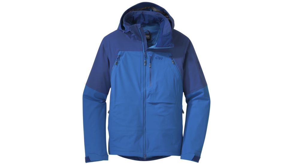 Outdoor Research Powdershot Jacket - Men's-Baltic/Glacier-Large