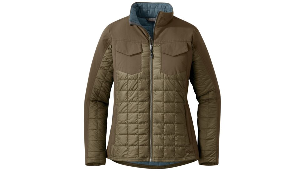 Outdoor Research Prologue Refuge Jacket - Womens, Coyote/Carob, Large, 2681111391008