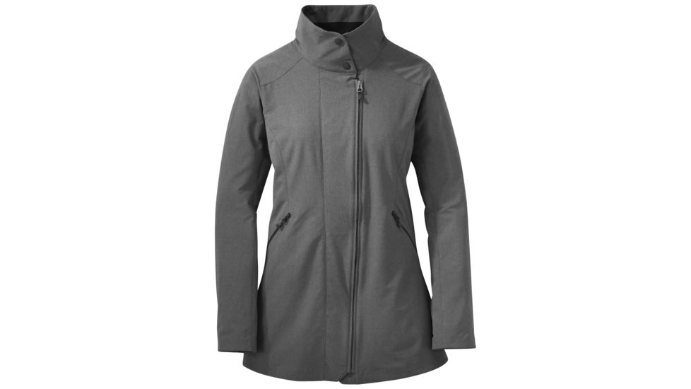 Outdoor Research Prologue Trench, Women's, Charcoal Heather, XS 264431-chr hth-XS