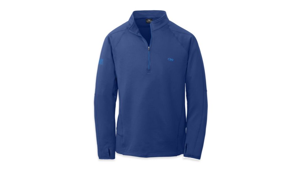 Outdoor Research Radiant LT Zip Top - Men's-Baltic/Glacier-Small