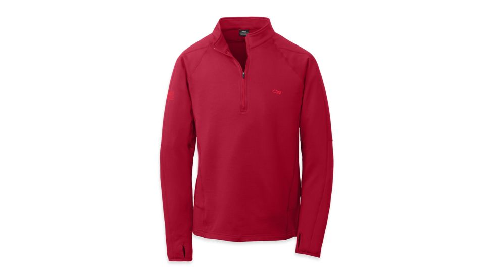 Outdoor Research Radiant LT Zip Top - Men's-Charcoal-X-Large