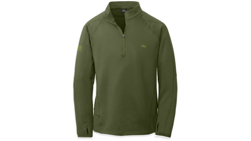 Outdoor Research Radiant LT Zip Top - Men's-Kale-X-Large