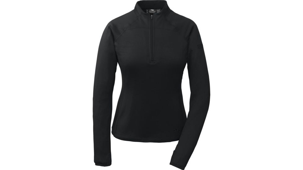 Outdoor Research Radiant LT Zip Top - Women's-X-Large-Black