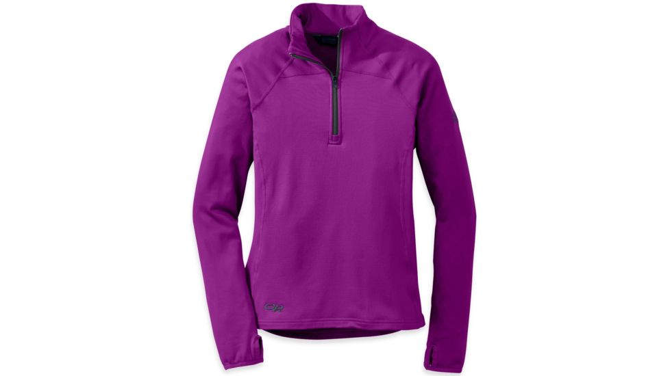 Outdoor Research Radiant LT Zip Top - Womens-Ultraviolet/Night-Small