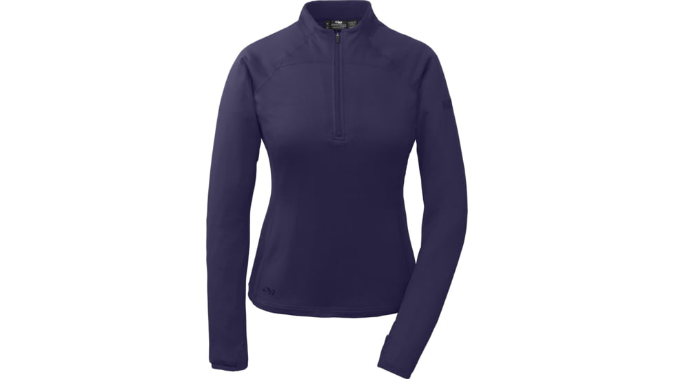 Outdoor Research Radiant LT Zip Top - Women's-X-Large-Blackberry
