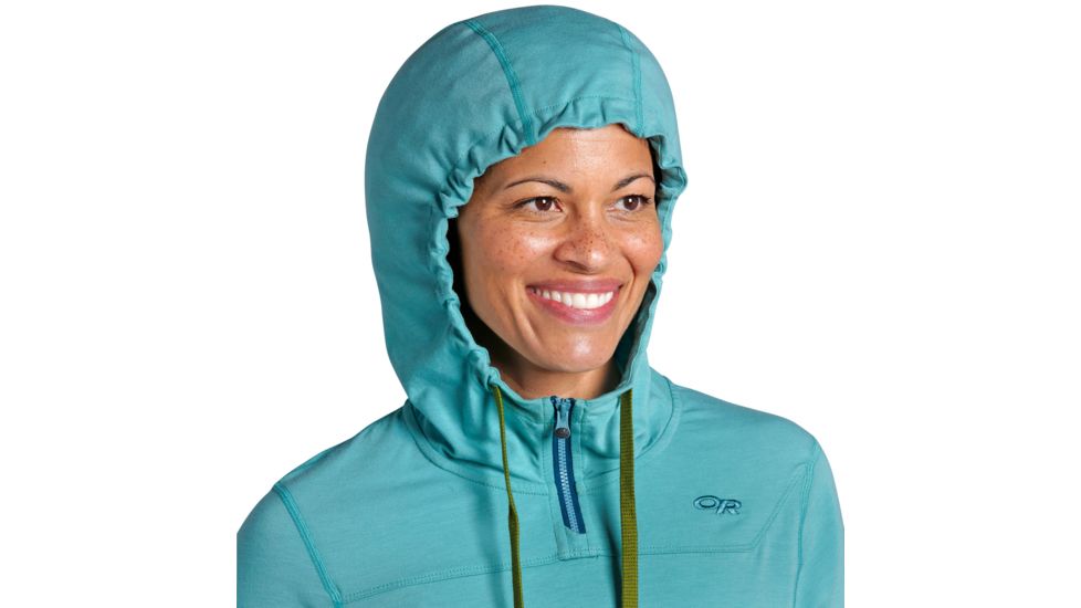 Outdoor Research Red Rock Hoody - Womens, Seaglass, Extra Small, 2692501299005