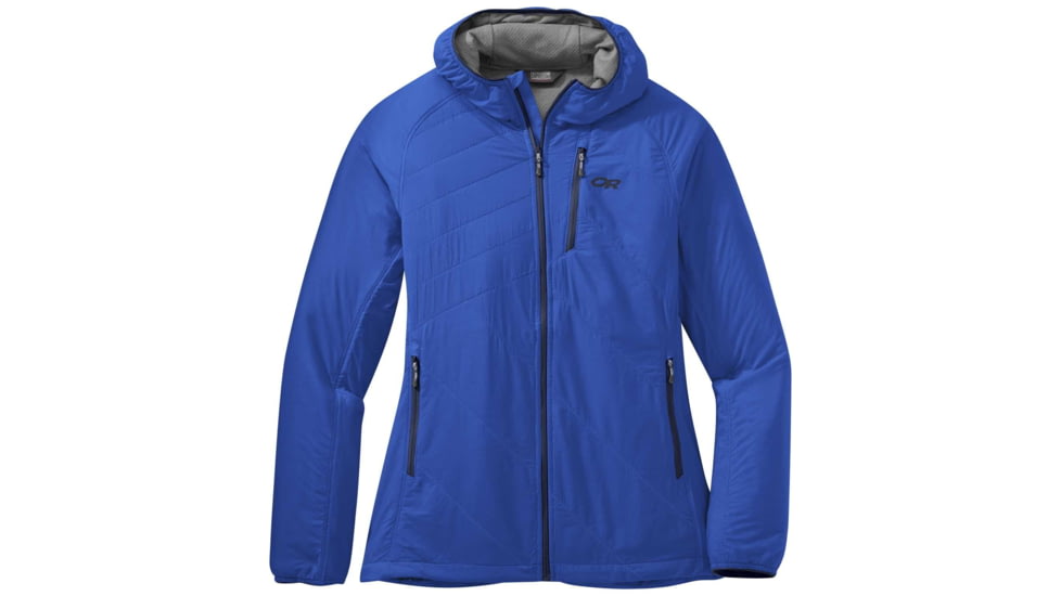 Outdoor Research Refuge Air Hooded Jacket - Womens, Azure, Small, 2714421775006