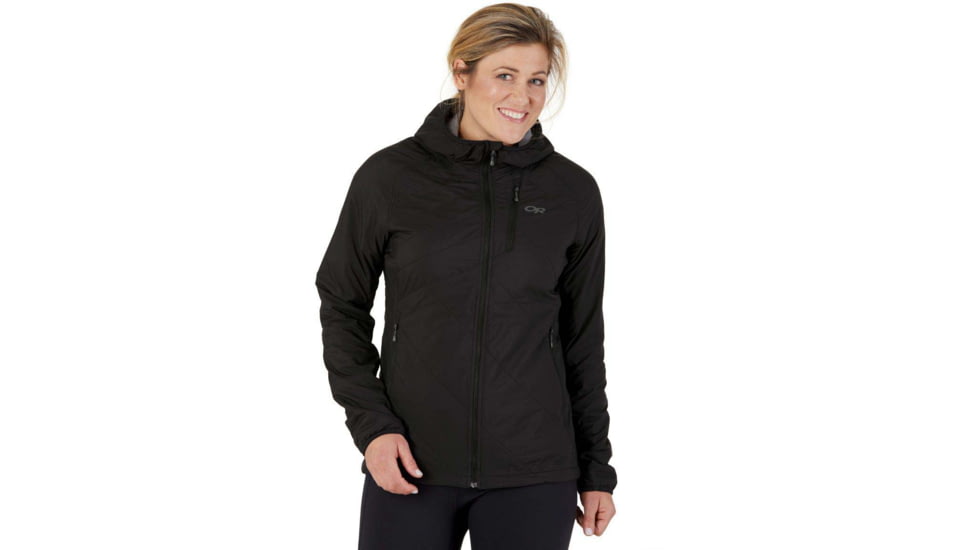 Outdoor Research Refuge Air Hooded Jacket - Womens, Black, Extra Small, 2714420001005
