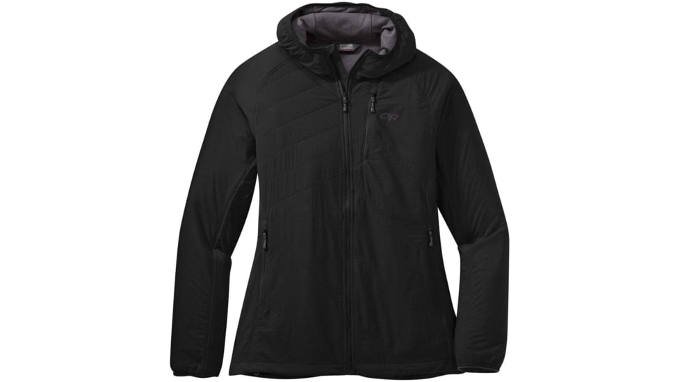 Outdoor Research Refuge Air Hooded Jacket - Womens, Black, Extra Small, 2714420001005