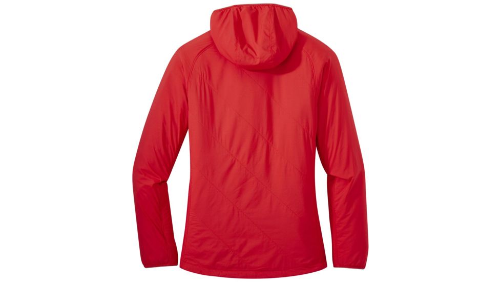 Outdoor Research Refuge Air Hooded Jacket - Womens, Teaberry, Small, 2714421578006