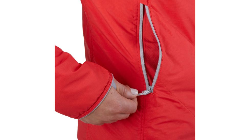 Outdoor Research Refuge Air Hooded Jacket - Womens, Teaberry, Small, 2714421578006