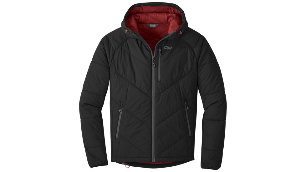 Outdoor Research Refuge Hooded Jacket - Mens, Black, XXL, 2680900001010