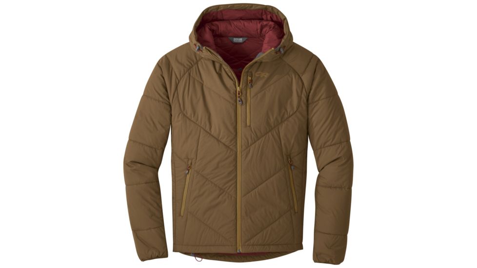 Outdoor Research Refuge Hooded Jacket - Mens, Carob, Large, 2680900775008