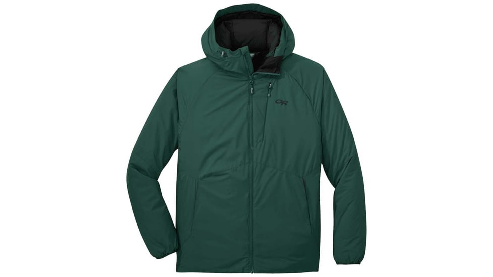 Outdoor Research Refuge Hooded Jacket - Mens, Fir, Extra Large, 2714221858009