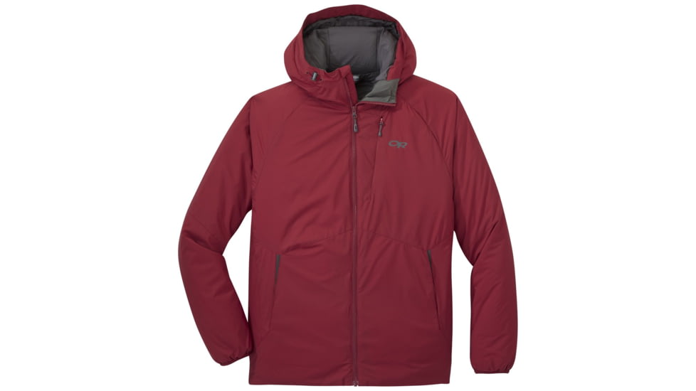 Outdoor Research Refuge Hooded Jacket - Mens, Retro Red, Extra Large, 2714220480009