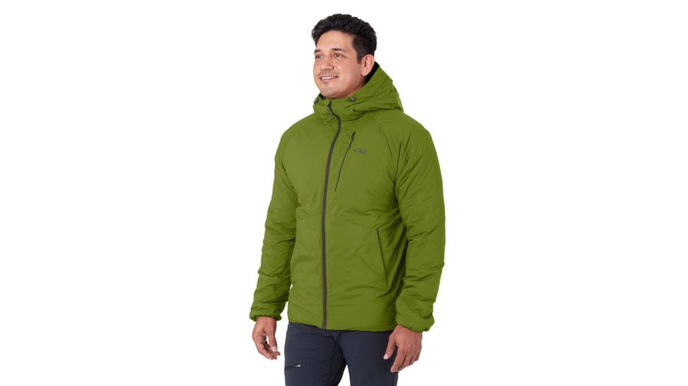 Outdoor Research Refuge Hooded Jacket - Mens, Seaweed, Large, 2714221431008