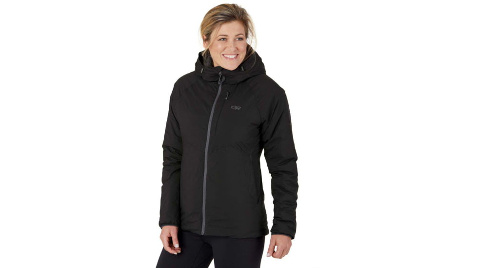 Outdoor Research Refuge Hooded Jacket - Womens, Black, Extra Small, 2714390001005