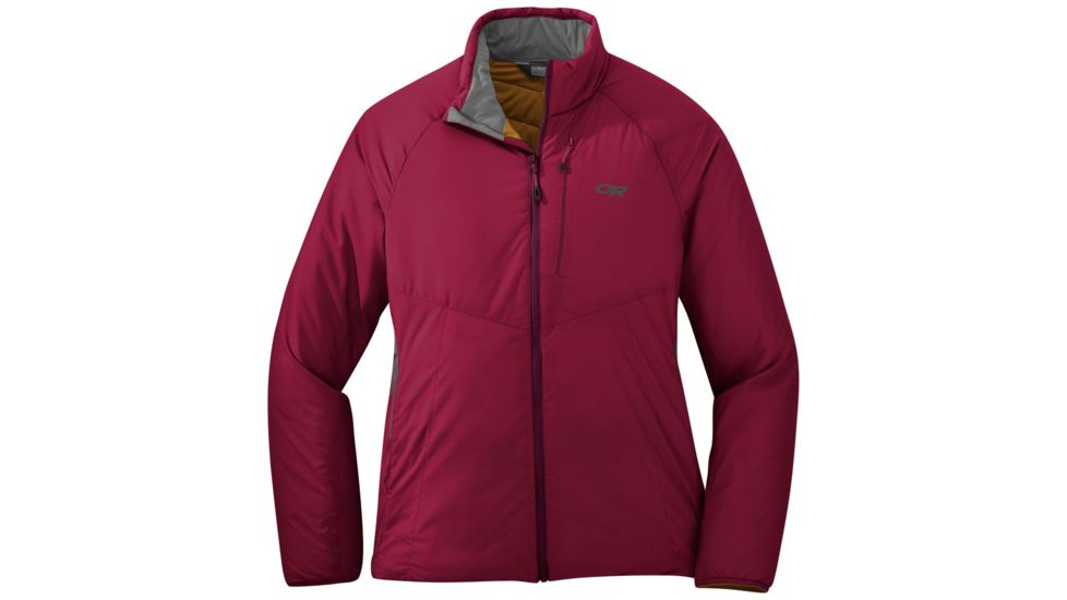 Outdoor Research Refuge Jacket - Womens, Beet, Medium, 2714401585007