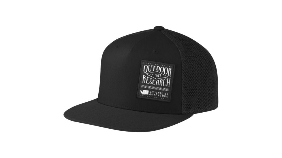 Outdoor Research Retro Trucker Cap - Men's-Black-One Size