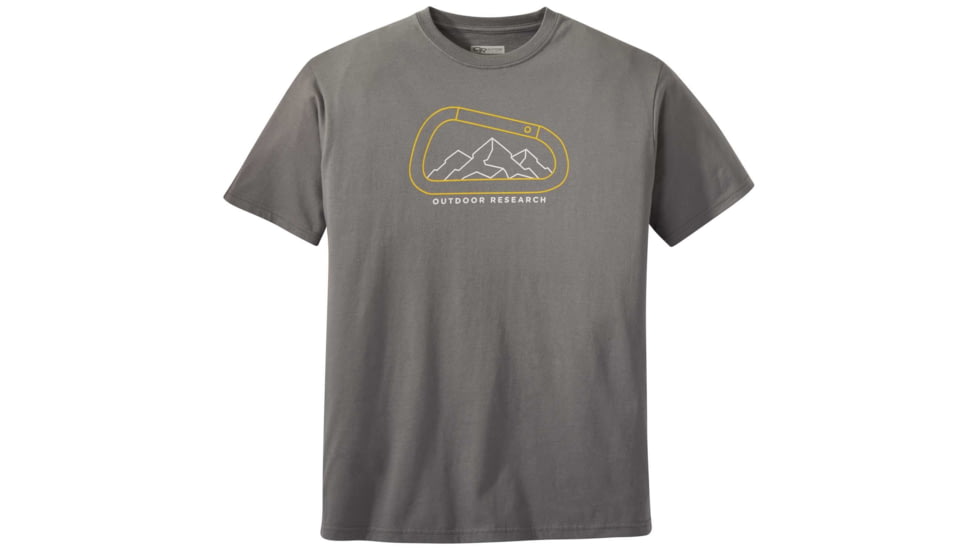 Outdoor Research Rumney Short Sleeve Tee - Men's, Charcoal, Extra Large, 2760750890009