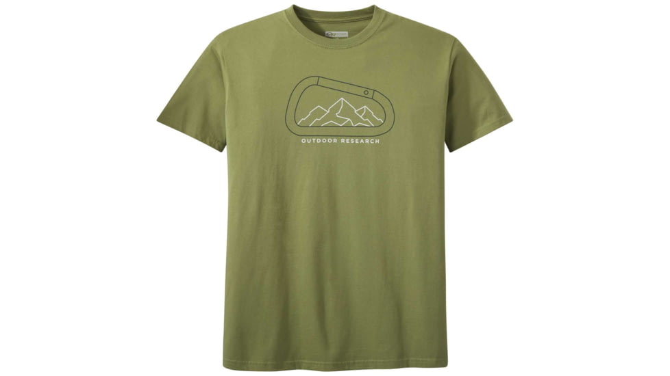 Outdoor Research Rumney Short Sleeve Tee - Mens, Olive, Small, 2760750650006