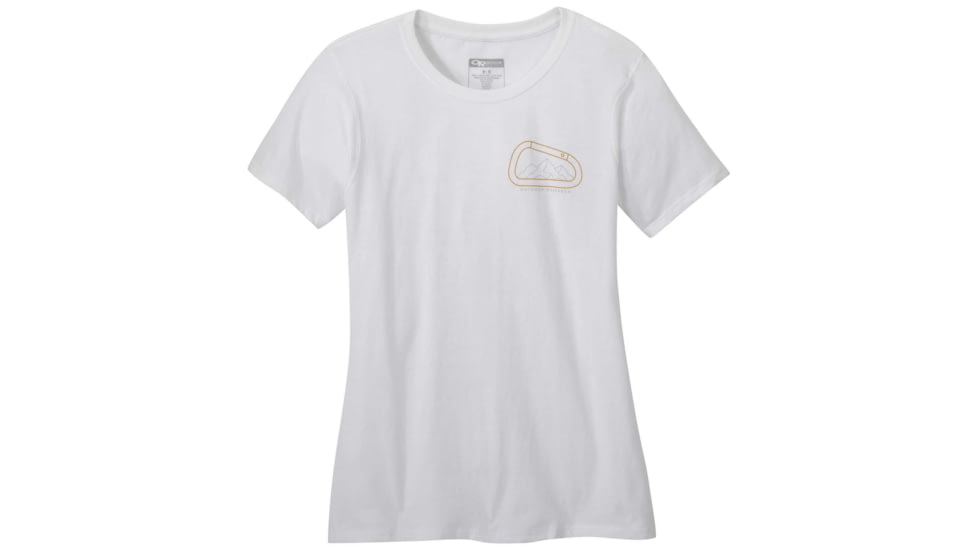 Outdoor Research Rumney Short Sleeve Tee - Womens, White, Small, 2760790002006