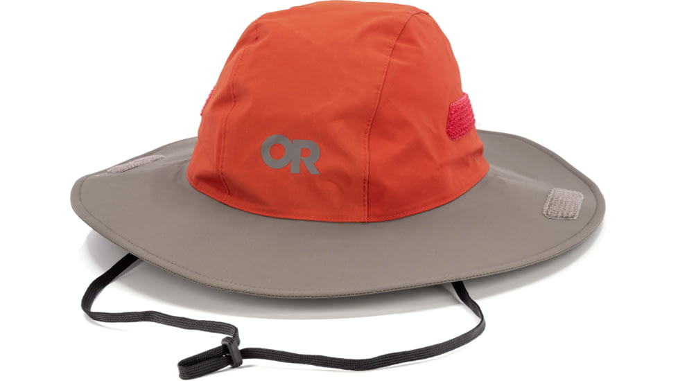 Outdoor Research Seattle Rain Hat, Cardinal/gravel, Small, 3222903024006