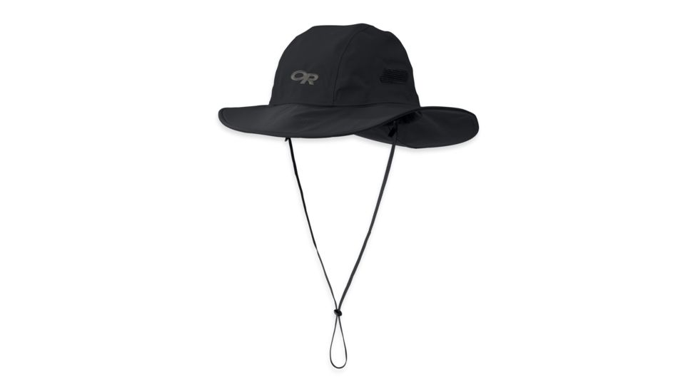Outdoor Research Seattle Rain Hat, Abyss/Black, Extra Large