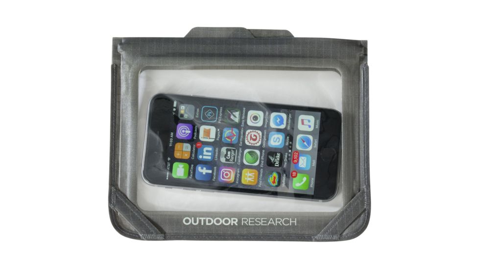 Outdoor Research Sensor Dry Envelope Small, Unisex, Charcoal, One Size 250158-charcoal-1size