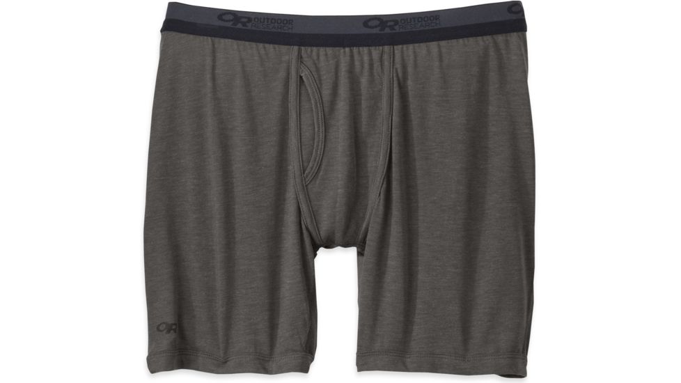 Outdoor Research Sequence Boxer Briefs - Men's-Charcoal-Medium