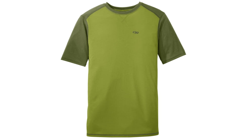 Outdoor Research Sequence Duo Tee, Men's, Hops/Kale, S 244050-hops/kale-S