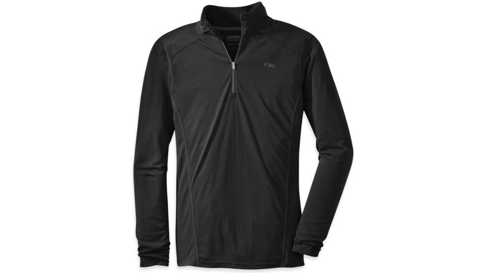 Outdoor Research Sequence Long-Sleeve Zip Top - Men's-Black-Small