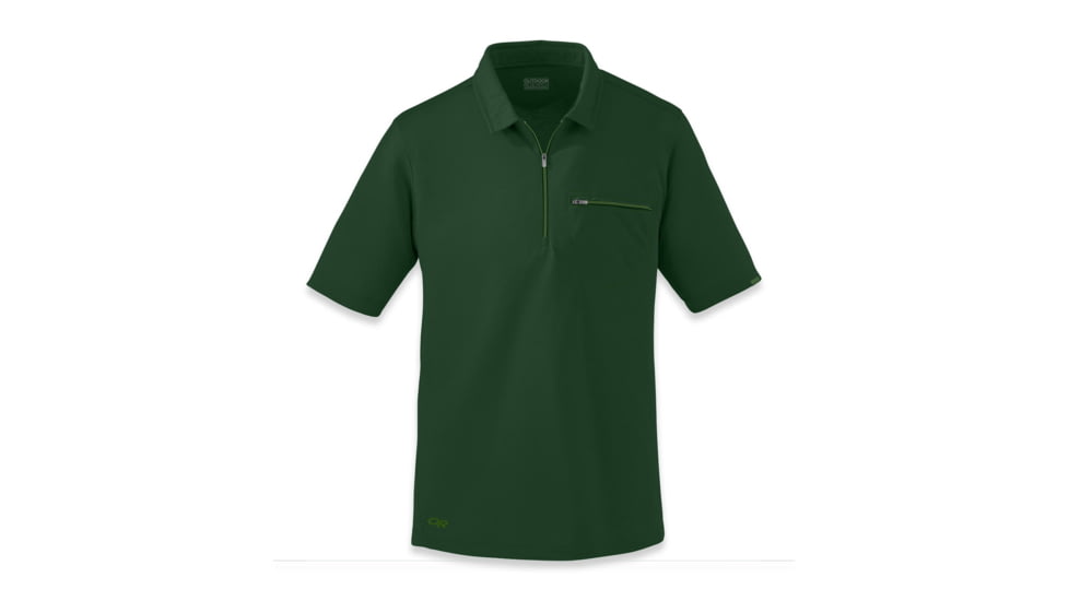 Outdoor Research Sequence Short Sleeve Polo - Men's-Pinon Green-Large
