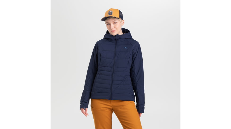 Outdoor Research Shadow Insulated Hoodie - Womens, Naval Blue, L, 2831991289008