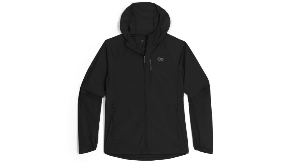 Outdoor Research Shadow Wind Hoodie - Women's, Black, Extra Small, 3009000001-XS
