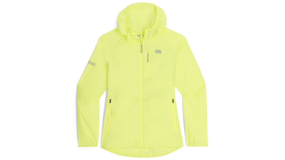 Outdoor Research Shadow Wind Hoodie - Women's, Limonata, Small, 300900-2641-006