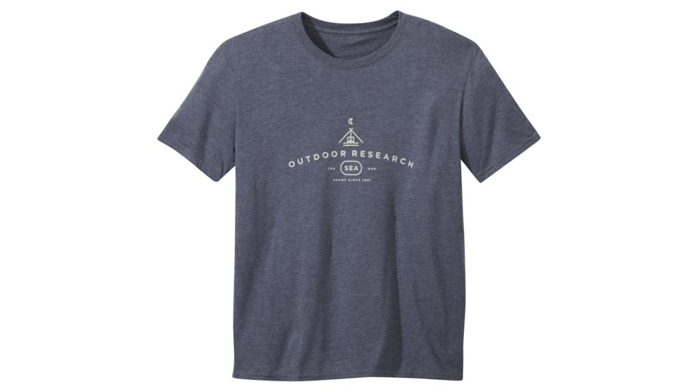 Outdoor Research Shady Tee - Mens, Steel Blue, Small, 2709271421006