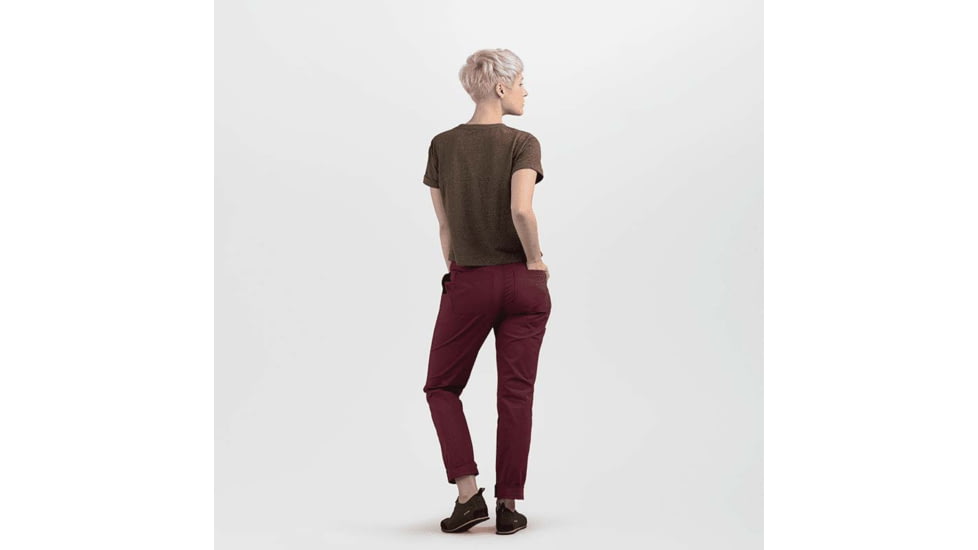 Outdoor Research Shastin Pants - Womens, Burgundy, 2, Regular, 2799741950291