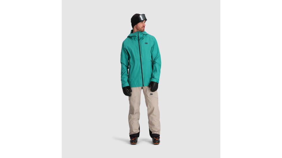 Outdoor Research Skytour AscentShell Bibs - Mens, Pro Khaki, Small, 2831932291006