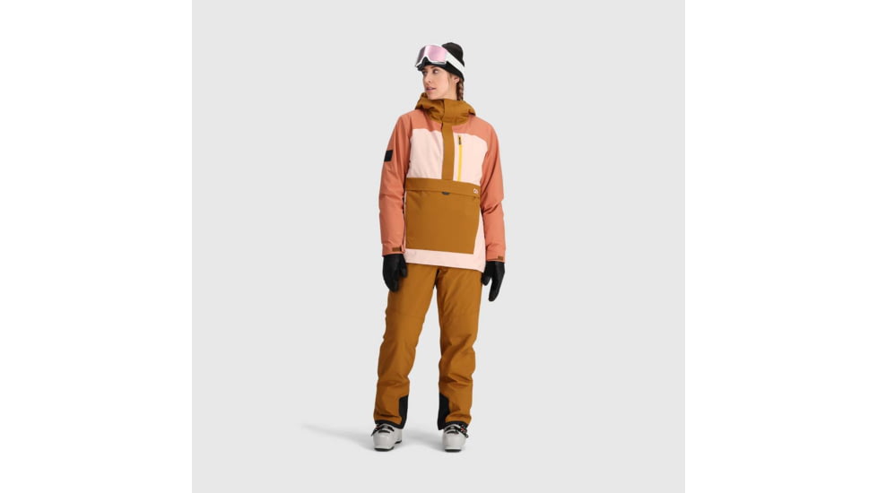 Outdoor Research Snowcrew Bibs - Womens, Bronze, Medium, 3000732442007